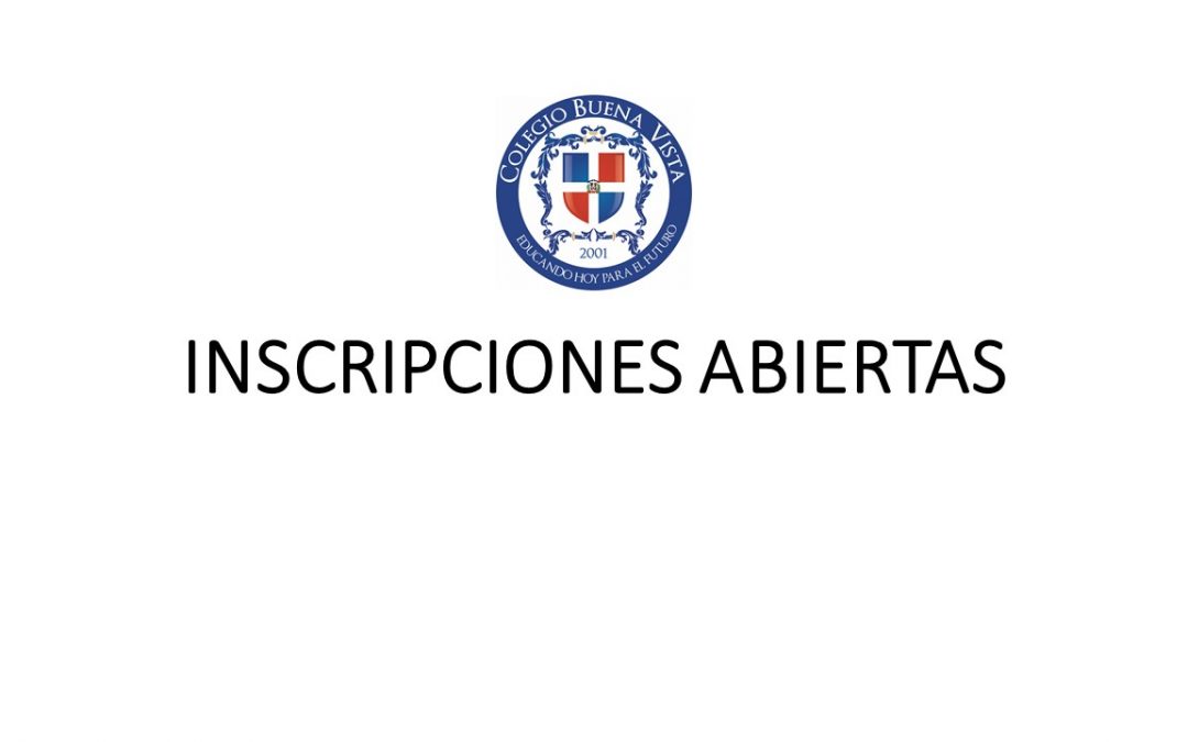 Inscripciones Abiertas
